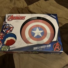 Marvel Avengers Toss and Catch Game 3-Piece Set For Kids Outdoor Fun NEW