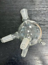 Glass 4 Way Receiving Adapter 24/40 Cow