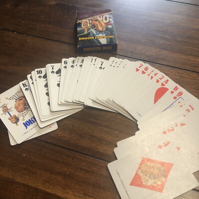 camel cigarette playing cards Vintage PLAYING CARDS Camel Cigarettes RARE Joe Camel Smoking Advertising  1989