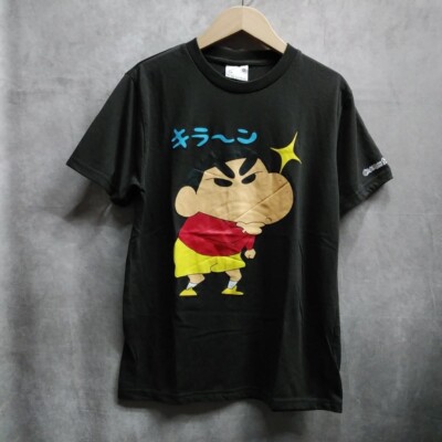 Crayon Shin-Chan Black T-Shirt Size M Used