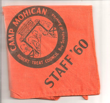 1960 CAMP MOHICAN  STAFF GATEWAY NECKERCHIEF NEW JERSEY  BSA