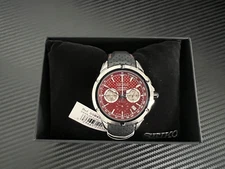 Seiko Motor Sports Race Car Architecture  Quartz Chrono  RED SSB435-MINT