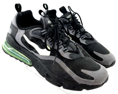 Nike Air Max 270 React Black Barely Volt Sneaker BQ0103-008 Shoes Youth 6 Y