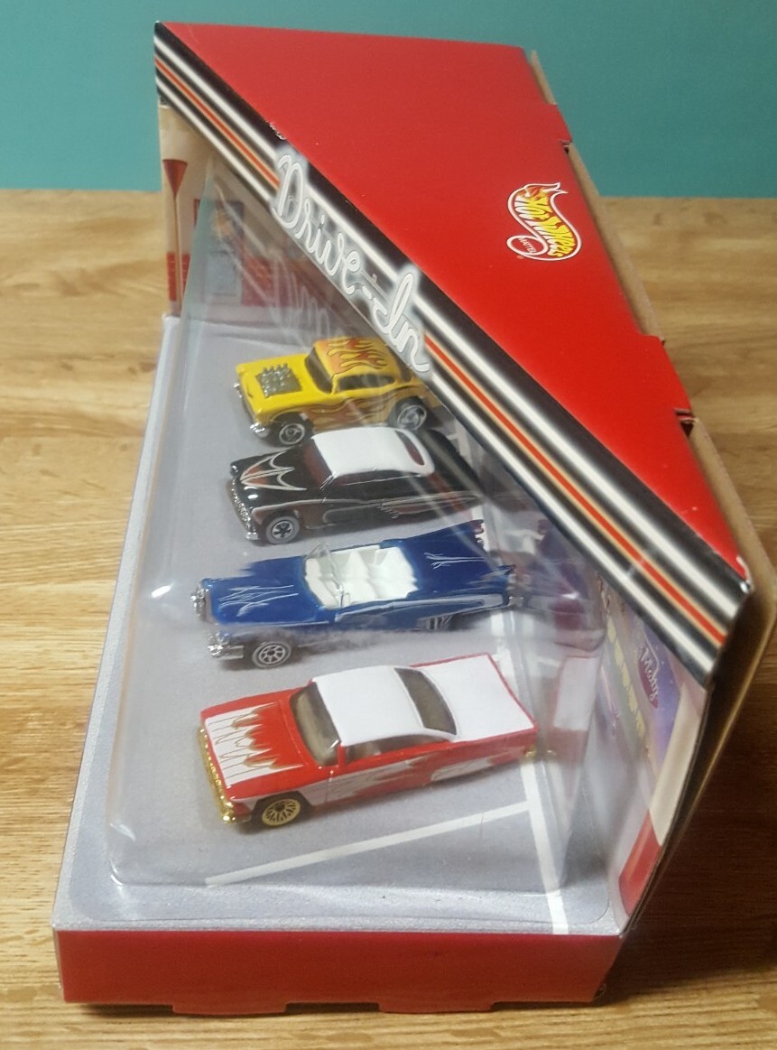 Hot Wheels Target Excl HOT NIGHTS Set of 4 '57 Chevy '59