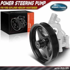 Power Steering Pump with Pulley for Ford Explorer Mercury	Mountaineer 2002-2004