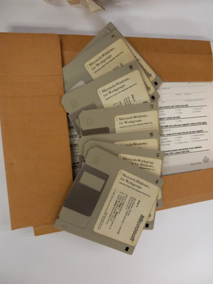 Microsoft Windows for Workgroups Add-on Upgrade for 3.1 1994 Complete - RB1 - Image 3 of 4