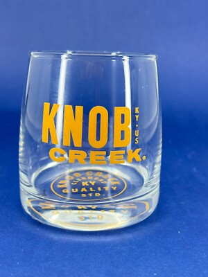 Knob Creek Bourbon Whiskey Kentucky Cocktail Glass 10oz Replacement 1990s