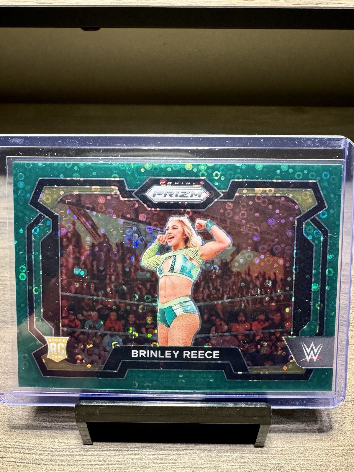 2024 Brinley Reece Panini Prizm WWE Undercard Green Disco /49 #36