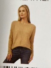 vince camuto women Crew neck sweater NWT Size XX Large Beige 69