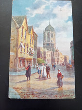 Old UK Postcard, Tuck's Oilette, 1910,  Oxford, Tom Tower