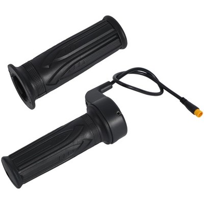 BTFO 2 Stück 20X Full Twist Gasgriff für Ebike, 11x13cm/4,33x5,1in, schwarz 