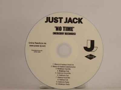 JUST JACK NO TIME (10 MIXES) (I5) Promo CD Single  MERCURY