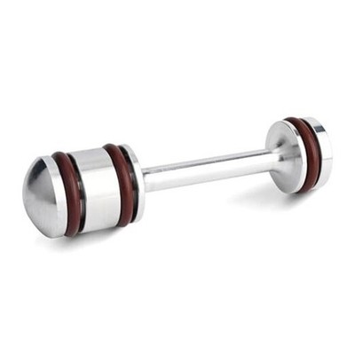 Billet Aluminum Oil Diverter Barbell, Engine Block Oil Gallery Plug 
