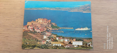 Postkarte Calvi Korsika Oasis de Beaute Vue Generale sur la Cit. 20.07.1981 gel_