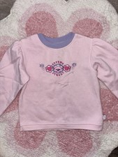 Y2K Vintage Girls Elmo Sesame Street Sweatshirt Pullover Size 4 Years Toddler