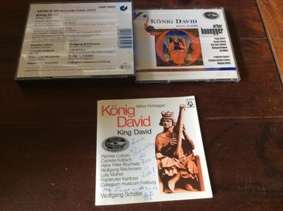 Arthur Honegger -  König David  [2 CD Box]  Wolfgang Schäfer Blochwitz, Kallisch