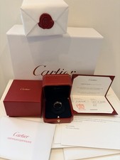 Cartier Love Ring 5.5 Yellow Gold Size 58