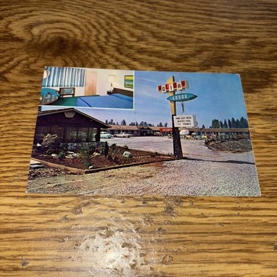 Holiday Lodge Grass Valley California Postcard 70s
