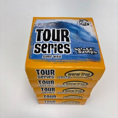 Sticky Bumps Surf Wax Unisex 5 Pack New Tour Series Warm-Trop 3oz Bars Lot