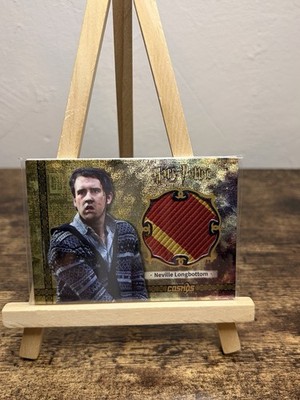 harry potter cosmos neville longbottom patch trading card 30/199