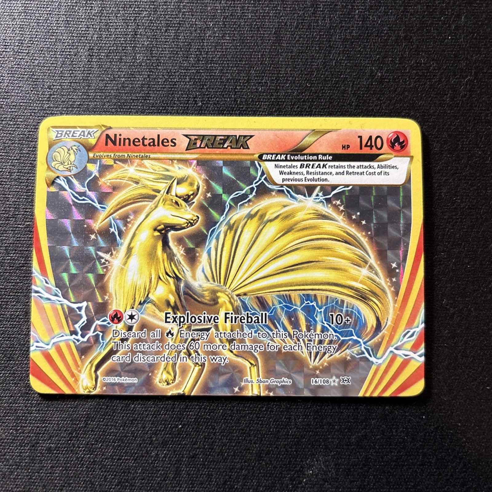 Ninetales BREAK XY - Evolutions 16/108 Holo NM