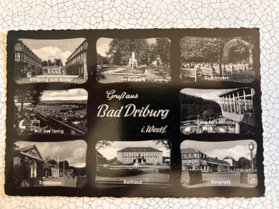 AK Gruß aus Bad Driburg - Mehrbild Karte - Stempel 1959 (2682)