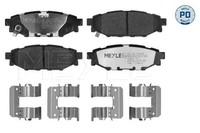 Bremsscheiben-BremsbeläGe-Kit Meyle 025 242 7114/PD FüR OE 26696AG030