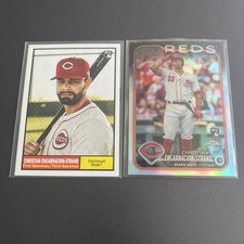 Christian Encarnacion-Strand - 2 Card Lot 2024 Topps Chrome & Topps Archive Reds