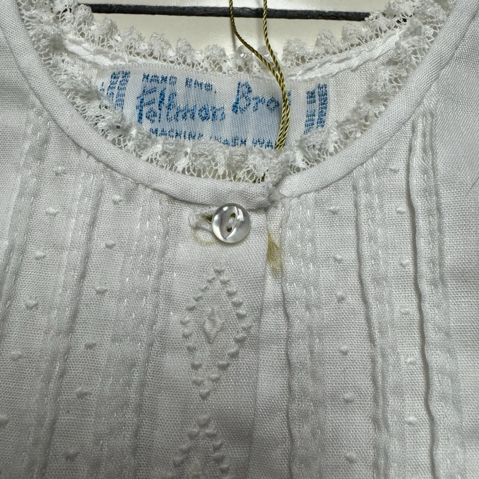 NWT Infants Feltman Bros Dress Size NB White - Image 2 of 4