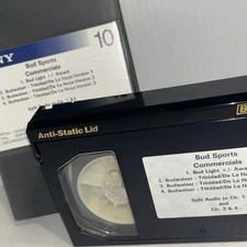Bud Sports TV Commercials Betacam Tape Untested Trinidad/La Hoya 3 Versions