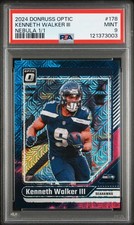 2024 PANINI DONRUSS OPTIC NEBULA 1/1 #178 KENNETH WALKER III 1/1 PSA 9