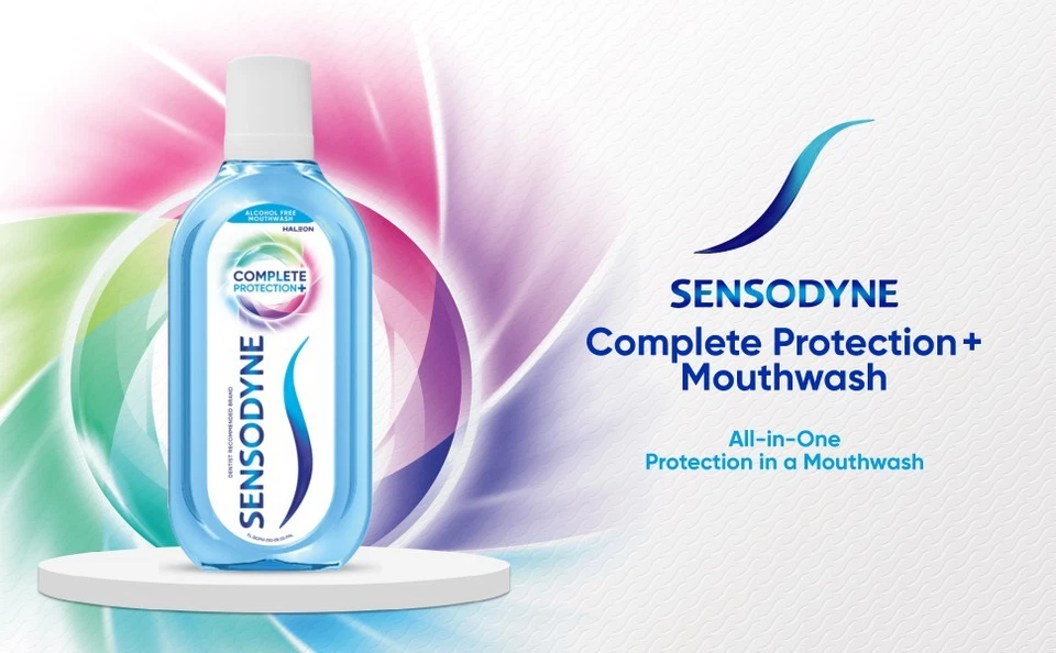 Sensodyne Protección Completa + Enjuague Bucal, 250 ml Caducidad 06/2028 f/s Foto 2 de 4