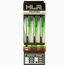 Victory Archery HLR Elite .001 500 Arrow Shafts 6 Pack 236-8 Grains HLRE-500FA-6