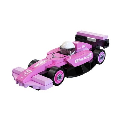 CaDA Mini Pink Circuit Rennwagen Ziegel Modell 70 Teile - C55104W
