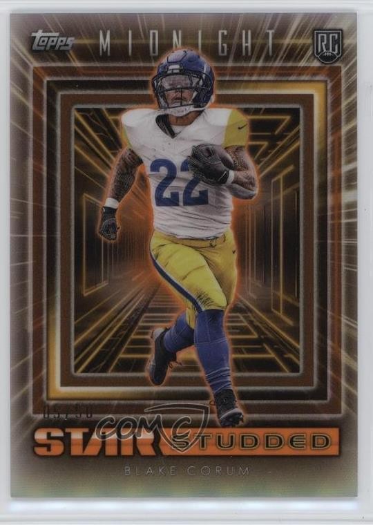 Blake Corum Topps Midnight Star Studded #SS12 Summer Solstice