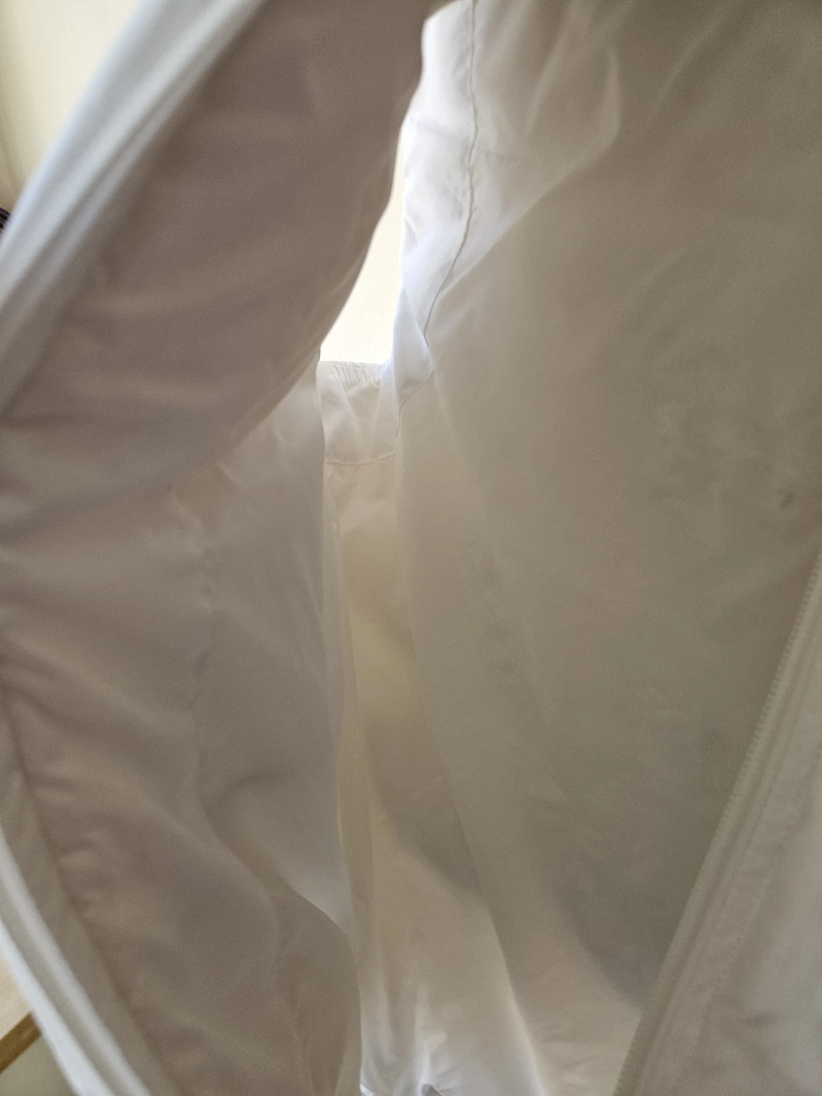 Vintage Nike Allure Down Puffer Vest Women’s XL White Cream Y2K Gilet Hooded - product detail image 18