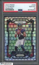2023 Panini Pandora Prizm #339 CJ Stroud Houston Texans RC Rookie 69/400 PSA 10