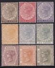 1867 Straits Settlements QV Victoria 2nd Issue Set MNH Reproduction Stamp sv