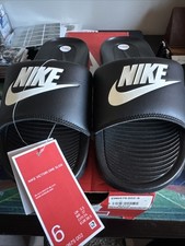 Men's Nike Victori One Slide - Black/White-Black - Brand New With Box - Size 6