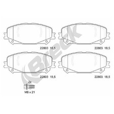 Breck Bremsbelagsatz Bremsklötze vorne 7711946208 25010165