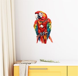 Large Possums on a Branch Removable Fabric Wall Sticker for