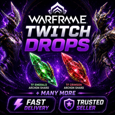 Warframe Twitch Drops - 30x Pathos Clamps + Shawzin + Noggles + Drones - 30 Item