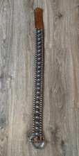 Vintage Hand Crafted Leather Belt Size 34-38