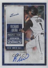2015 Panini Contenders Prospect Ticket Cracked Ice 2/23 Richard Urena Auto 1u6