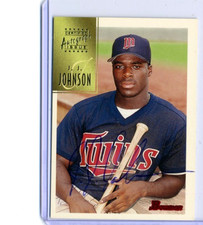 J.J. Johnson 1997 Topps Bowman Certified Autograph Auto Card CA69