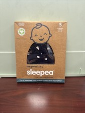 Happiest Baby Sleepea Swaddle 0-2 Months Organic Cotton Black Unisex