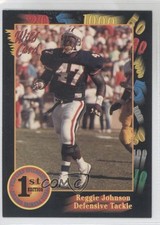 1991 Wild Card Draft Reggie Johnson #4 Rookie RC 0a0. rookie card picture