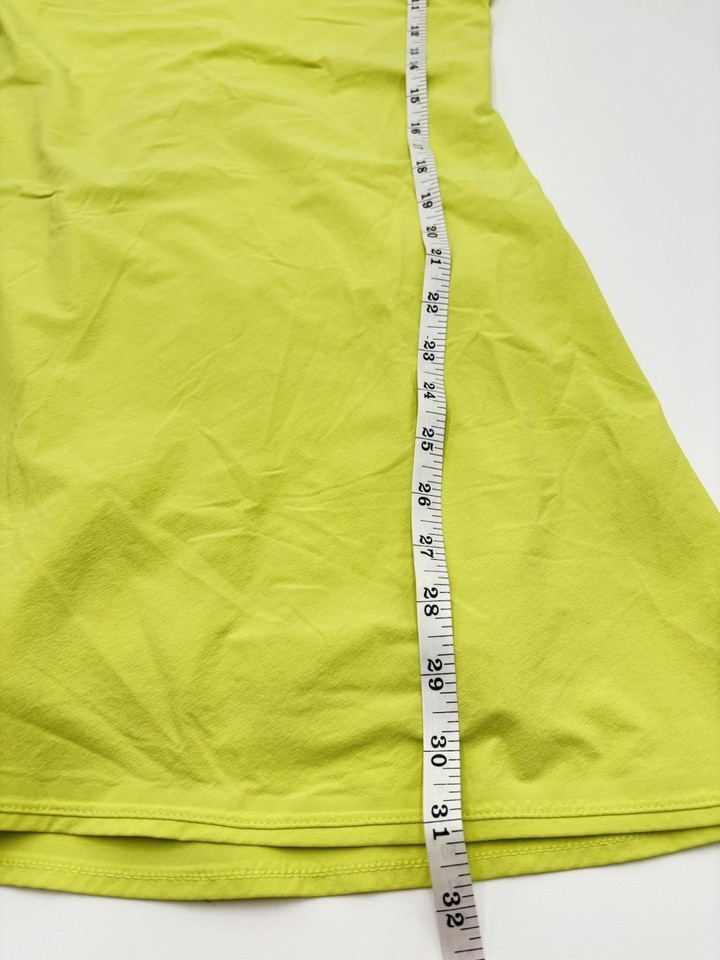 Outdoor Voices Exercise Dress M Neon Yellow Built In Bra Bike Shorts ...