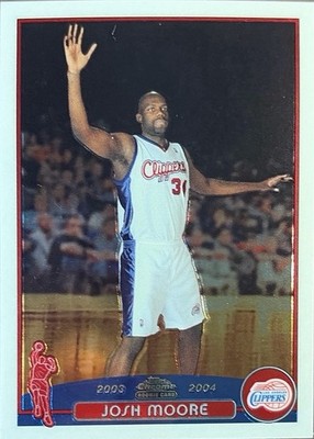 Josh Moore Topps Chrome 03-04 #156 Rookie Los Angeles Clippers