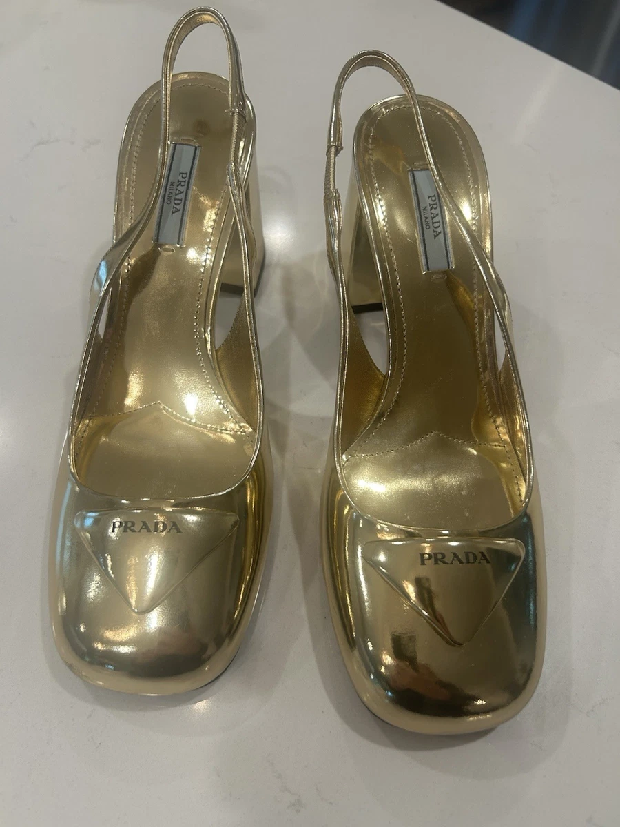PRADA Gold Heels for Women for sale | eBay